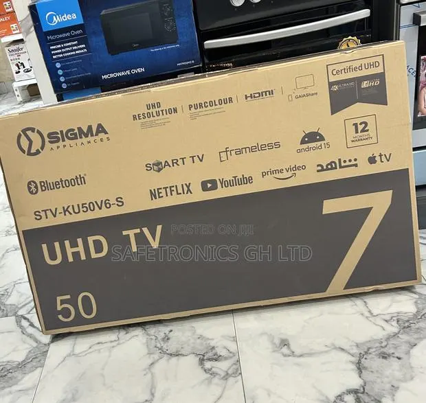 Newly Approved Smart 50 Inch Led Sigma Android Tv · Photo 1