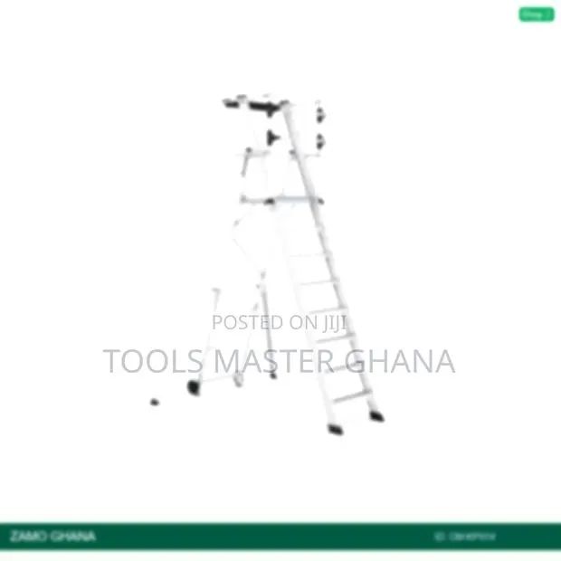Cm 14+1 Key-Pro Folding Platform Ladder - Cm-Kpn14 · Photo 1