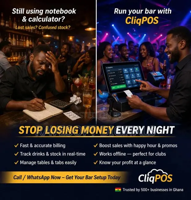 Bar Lounge Pos Software Ghana – Cliqpos · Photo 1
