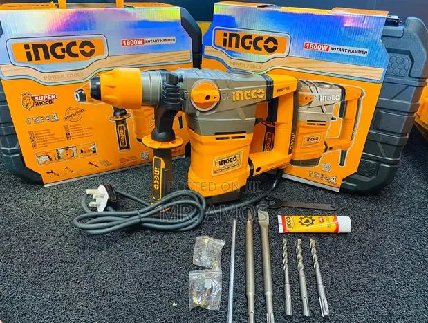 1800 Watt Rotary Hammer With 5pcs Bits Included- Rh18008 · Photo 1