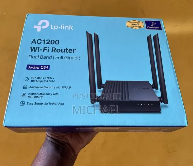 TP-Link Archer C64 5GHz Dual-Band Gigabit Wi-Fi Router · Photo 1