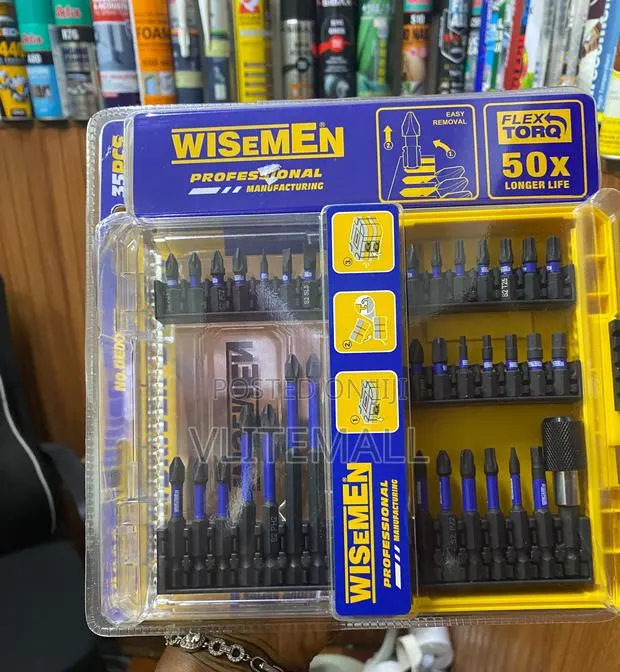 Wisemen Professional Manufacturing 35-Piece Impact Screwdriver Bit Set · Photo 1