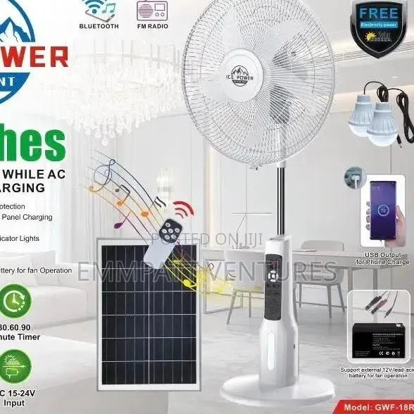 18" Ice Power Rechargeable Fan · Photo 1