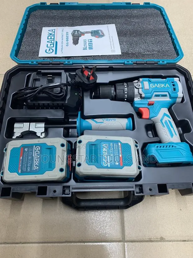 GABKA 21V Cordless Lithium-Ion Impact Drill (GA-88239) - Brand New · Photo 1
