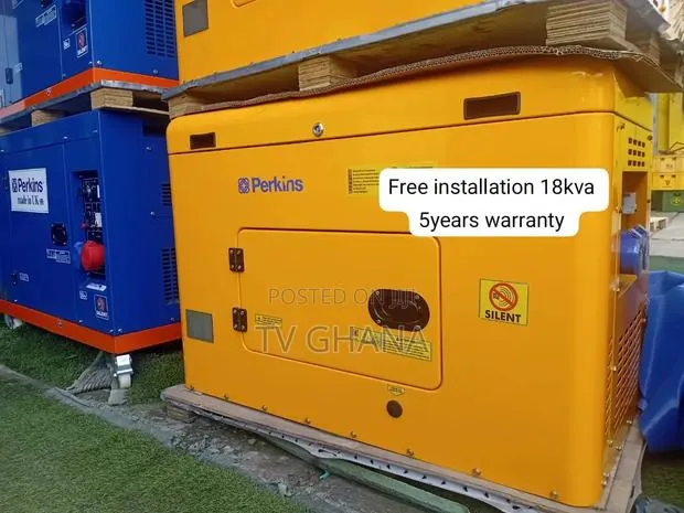 18kVA Perkins Diesel Genset – Single Phase Heavy Duty 18kva · Photo 1