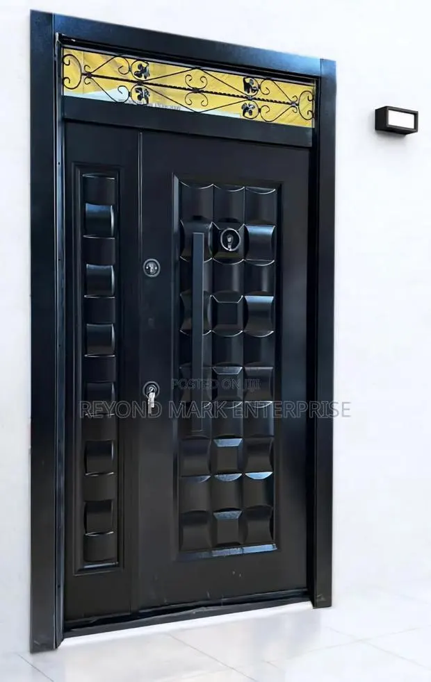 Fanlight Security Door, Full Metal, Waterproof, One and a Half, Single · Photo 1