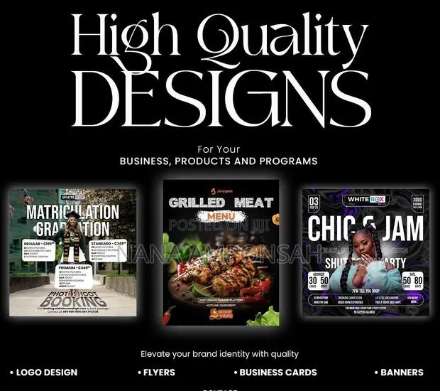Graphic Design in Less Than 24hrs/Posters/Banners/Labels Etc · Photo 1
