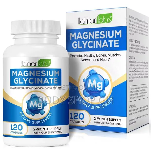 High Absorption Magnesium Glycinate - 120 Caps · Photo 1