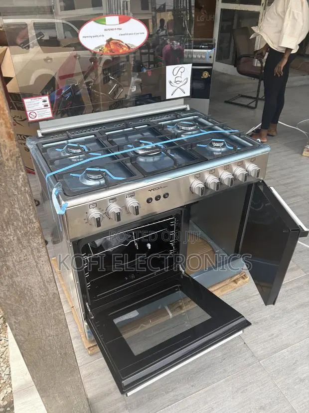 Silver Unique Design Mediatech 5 Gas Burner With Grill · Photo 1