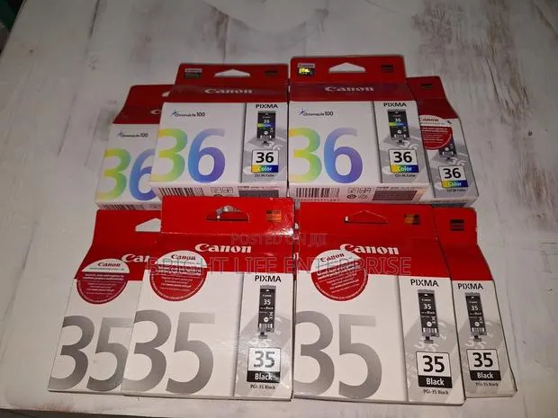 Canon Pgi-35bk Black Ink Cartridge · Photo 1