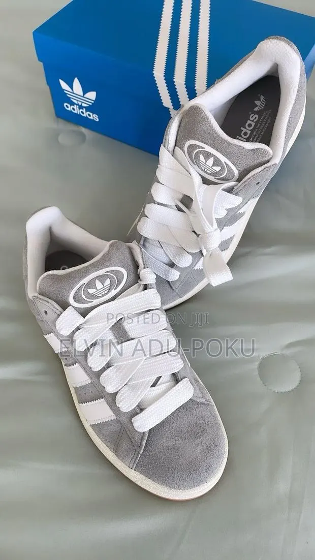 Adidas Campus "Charcoal Grey/White" Sneakers · Photo 1