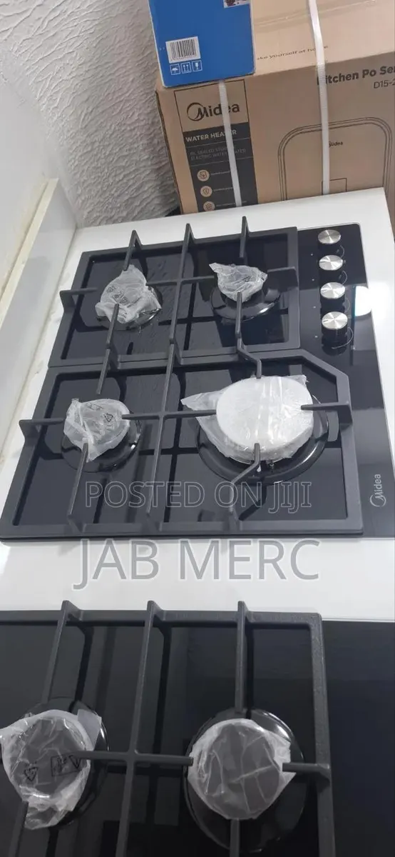 Midea 3 Sets All Black 60cm Oven Gas Cooker and Extractor Promo Prices · Photo 1