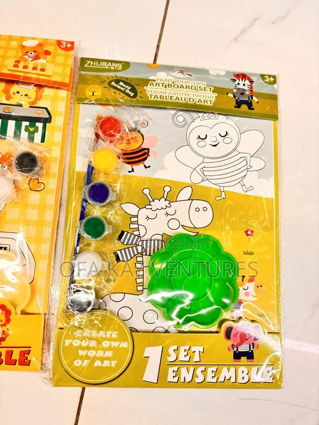 Paint Drawing Set With Brush and Tray · Photo 1