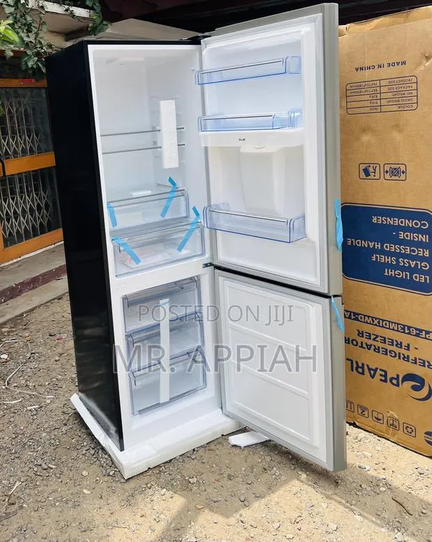 Get Classic Pearl PF-433BBGWD-A1 Bottom Mount Freezer Fridge(Mirror) · Photo 1