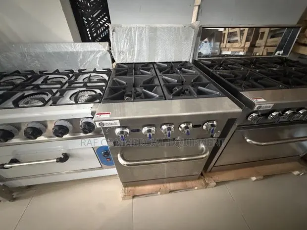 Commercial Stainless Steel 4 Burner Stove With Oven Gas · Photo 1