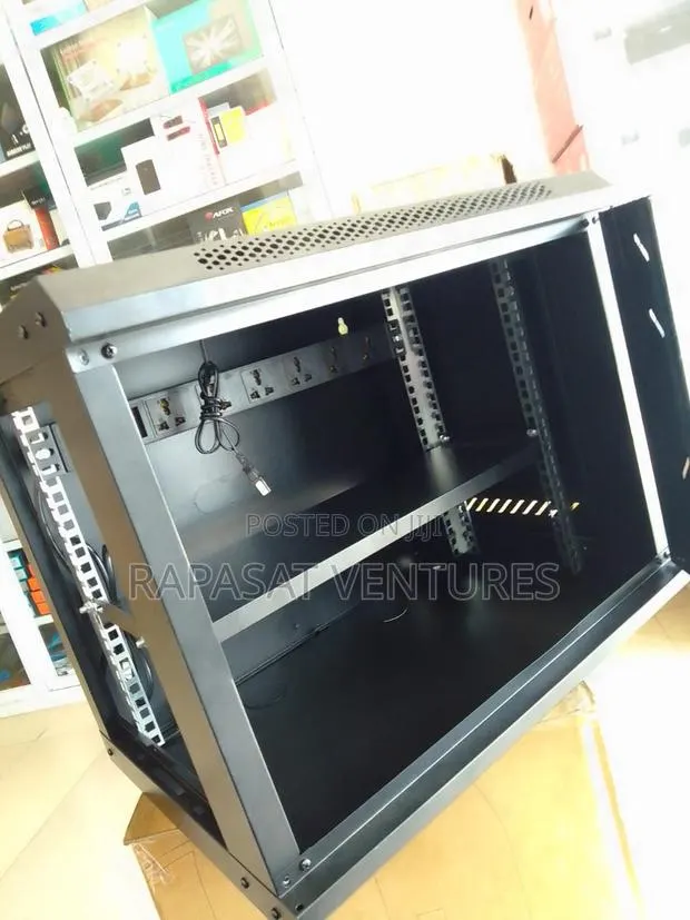 9u Rack With Fan, Pdu and Tray · Photo 1