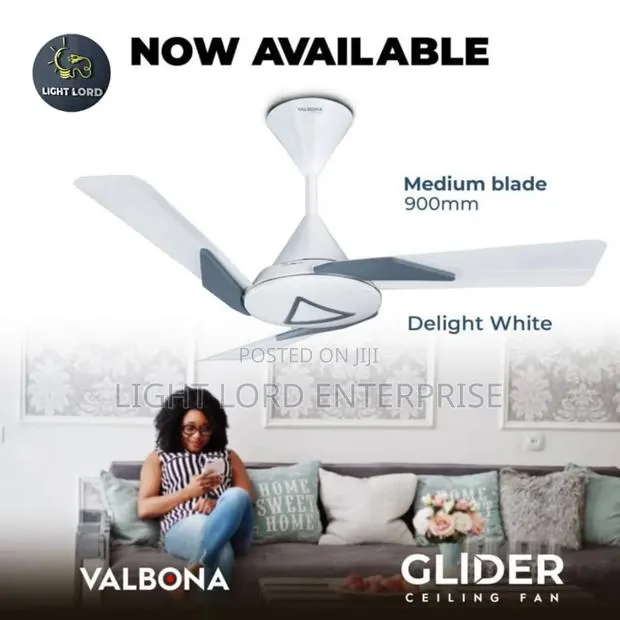 Supprem White Color Valbona Ceiling Fan · Photo 1