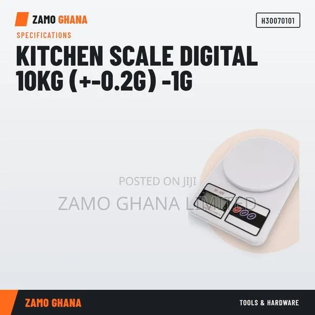 Kitchen Scale Digital 10Kg (+-0.2g) -1g - H · Photo 1