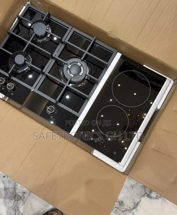 Premium Kenwood 3+2 Fuel Built-in Cooker Hob Blends Gas and Electric · Photo 1