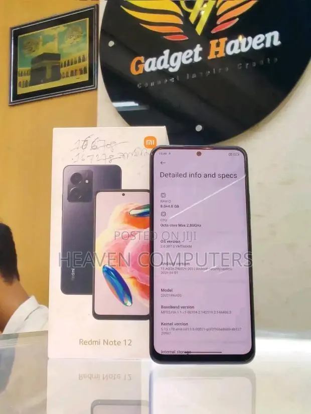 New Xiaomi Redmi Note 12 256 GB Black · Photo 1