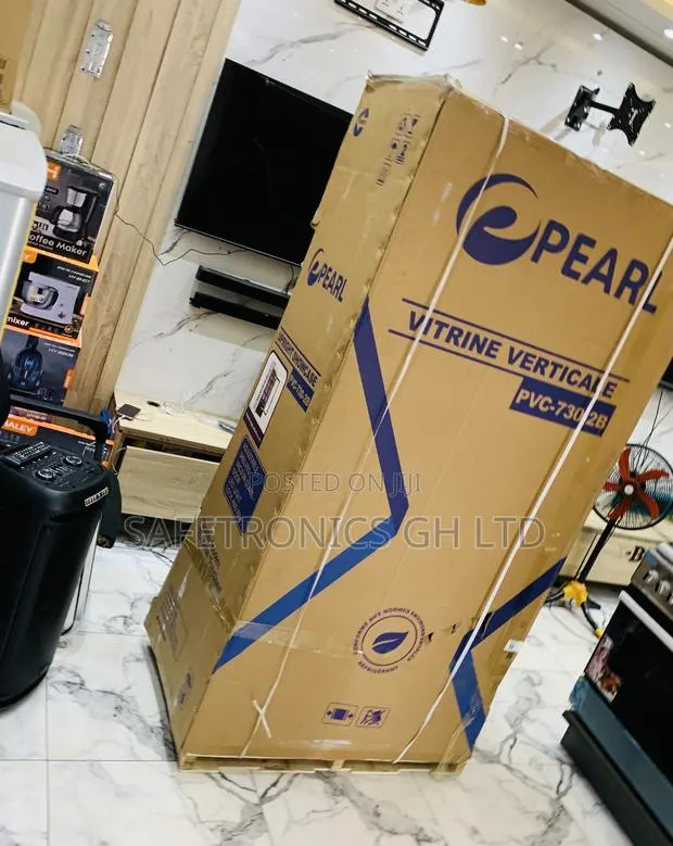 High Efficiency 610l Pearl PVC-730-2b Double Door Display Fridge · Photo 1