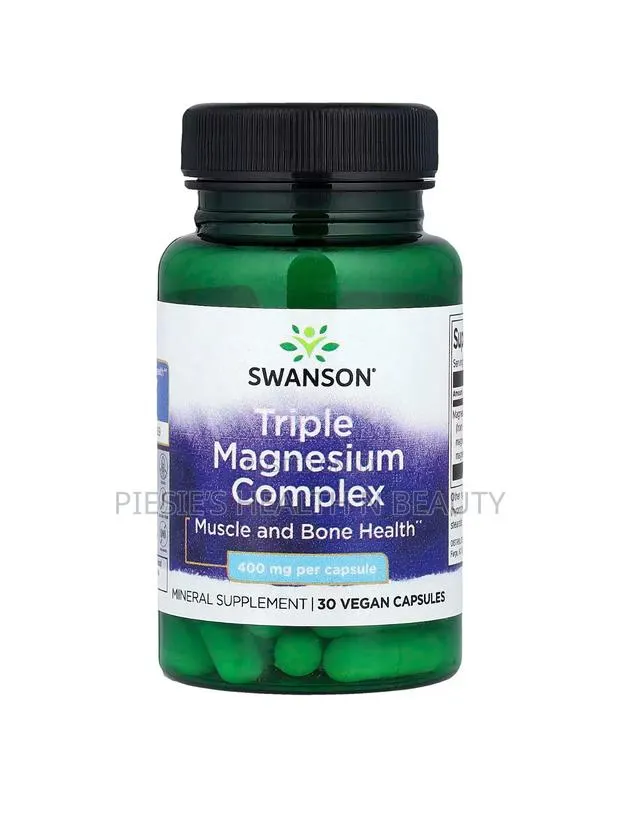 Swanson Triple Magnesium Complex, 30 Capsules · Photo 1