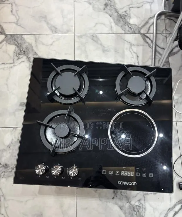 1 Electric With 3 Gas Built in Hob(Tempered Glass). · Photo 1