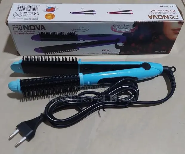 Hair Straightener With Brush ( 2 in 1 ) · Photo 1