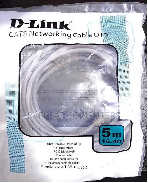 Dlink Cat6 Patch Cable 5m · Photo 1