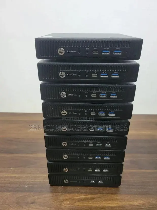 Desktop Computer HP EliteDesk 800 G3 8GB Intel Core i5 SSD 256GB · Photo 1