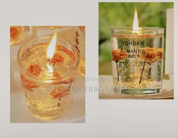 Monet's Garden Yellow Rose Gel Scented Candle · Photo 1