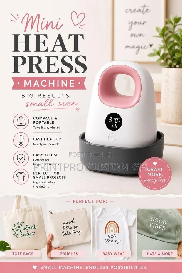 Mini Heat Press Machine. · Photo 1