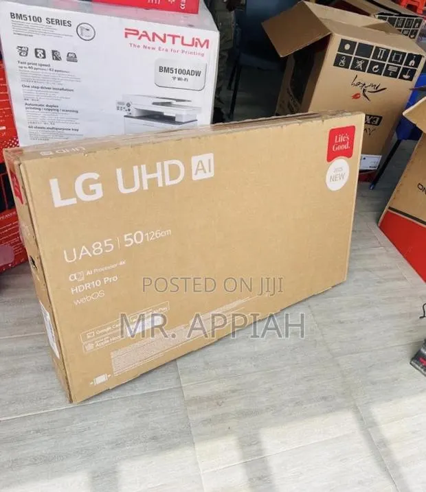 Shop Sleek LG 50 UA 85 Smart Television(Black) · Photo 1