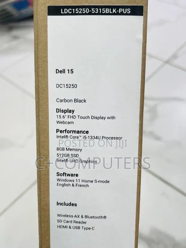 New Laptop Dell Inspiron 15 8GB Intel Core i5 SSD 512GB · Photo 1