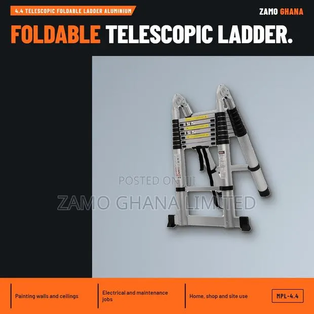 4.4 Telescopic Foldable Ladder Aluminium - MPL-4.4 · Photo 1