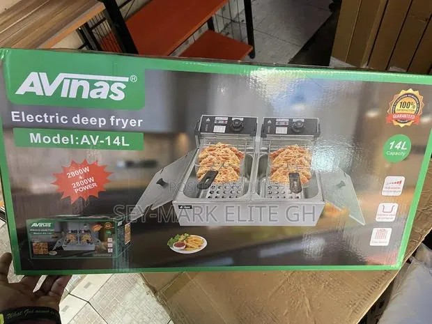 14l Avinas Double Electric Deep Fryer · Photo 1