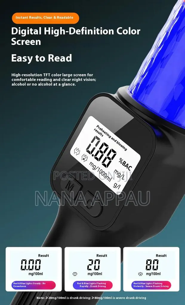 Portable Digital Baton Alcohol Tester (Breathalyzer) · Photo 1