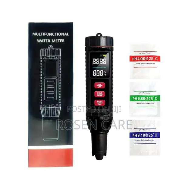 7-in-1 Ph Meter, Tds, Ec, Salt, Temps, S.G, Orp, Water Quality Tester · Photo 1