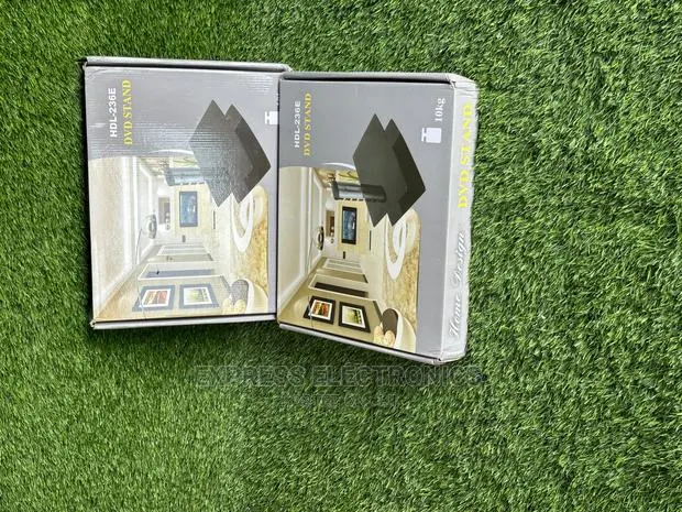 Tygerclaw Double Layers DVD 2stand With Black Color Glass · Photo 1