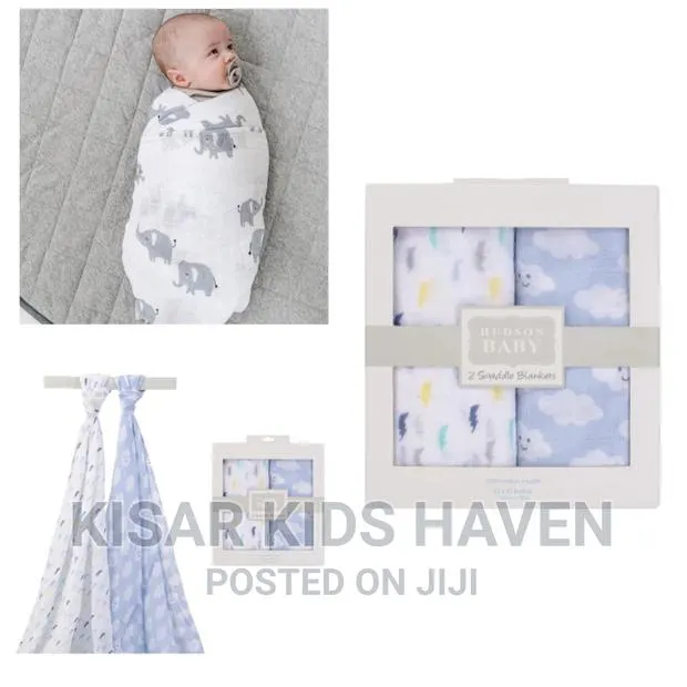 Baby Muslin Breathable Swaddle 2 Pieces · Photo 1