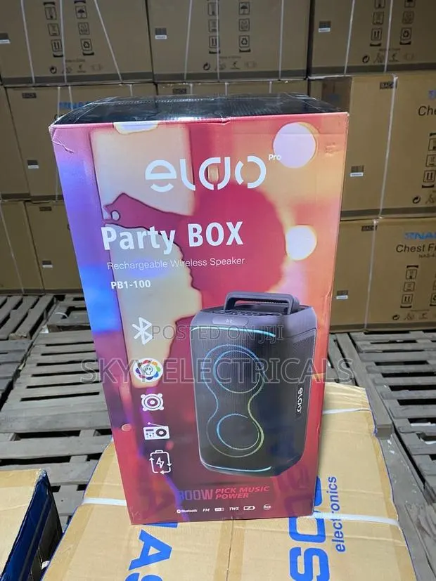 Eldo Pb1-100 300w Wireless Rechargeable Partybox Speaker · Photo 1