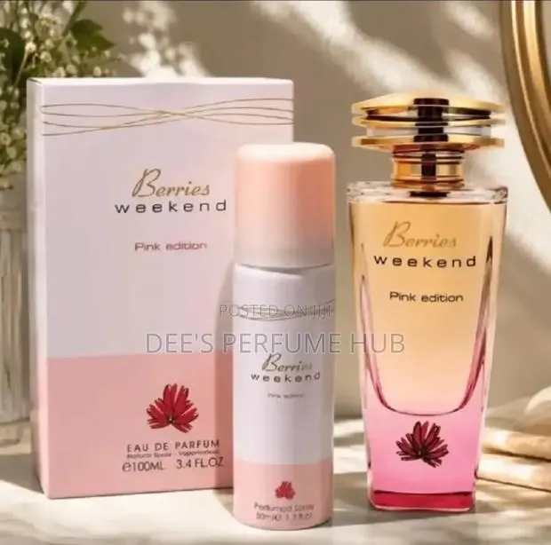 Fragrance World Berries Weekend Pink Edition EDP 100ml+Deodorant Spray · Photo 1