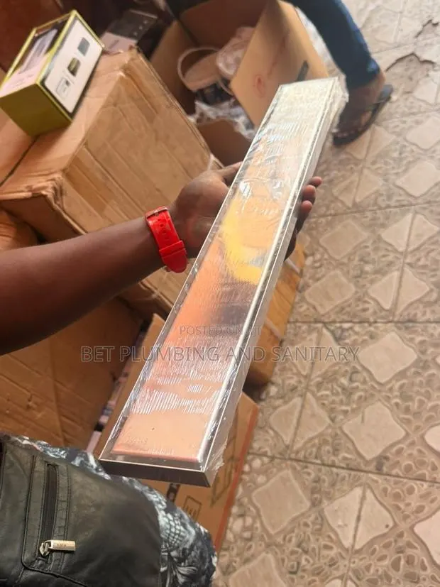 60cm Tile Floor Drain_silver_available in Stock · Photo 1