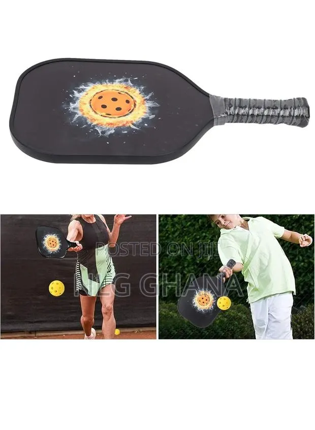 Wood Pickleball Racket With 4 Pickleball Balls. Hj_l128 · Photo 1