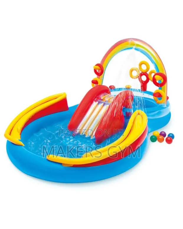 Swimming Pool(Rainbow Ring Inflatable Swimming Pool For · Photo 3