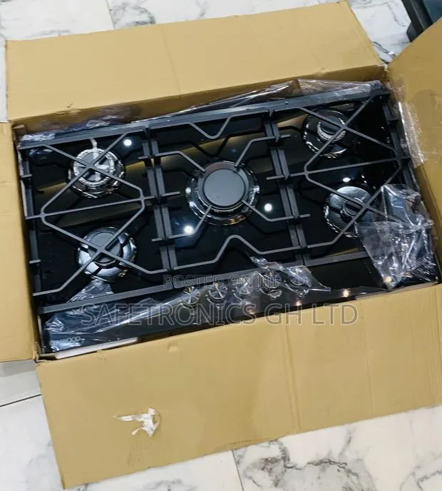 Choose Black Kenwood 5-Burner Gas Built-in Gas Hobs (Sleek Countertop) · Photo 1