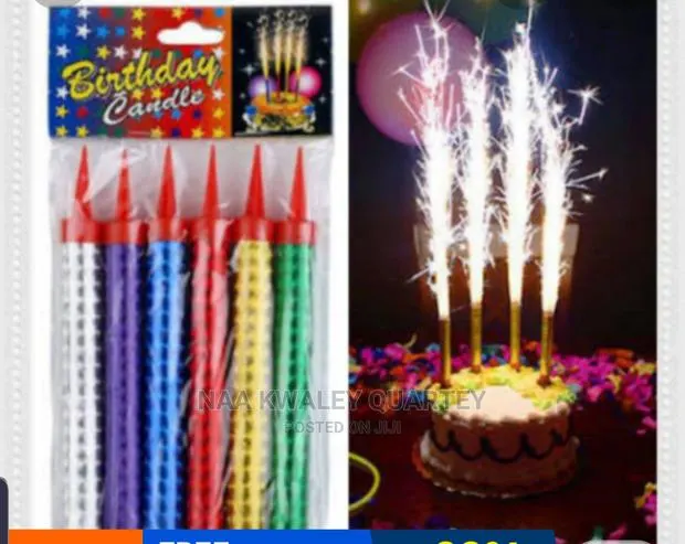Sparkling Fountain Cake Candles · Photo 1