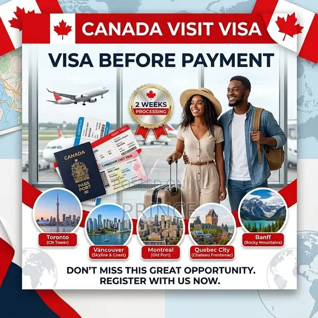 Canada Visit Visa. No Down Payment. Visa Before Payment. · Photo 1