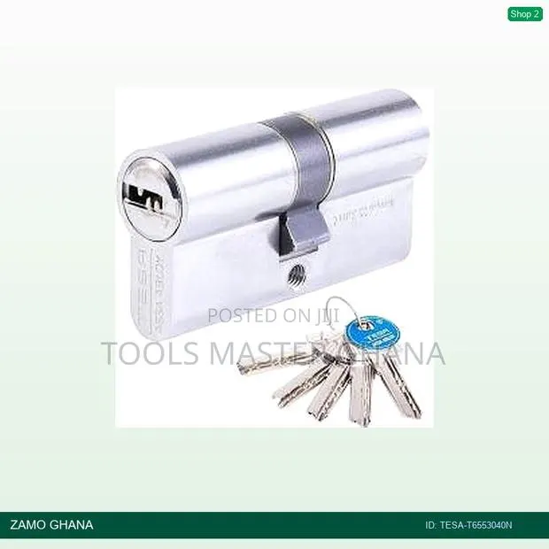 Tesa Cylinder 7cm 40x30 Chrome Matt - Tesa-Tn · Photo 1