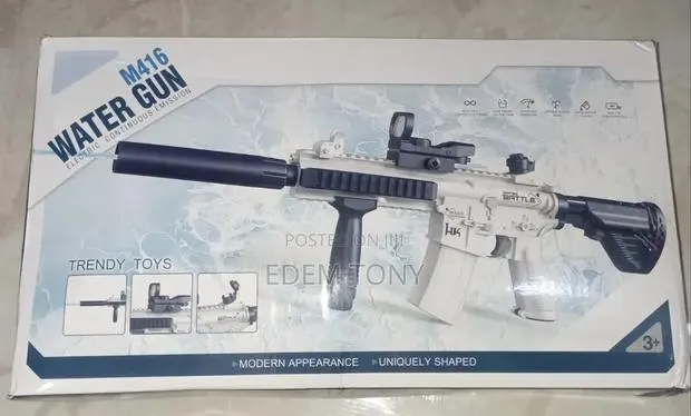 Electric Water Gun, M416 Automatic Water Blaster, Long-Range Shooting · Photo 1